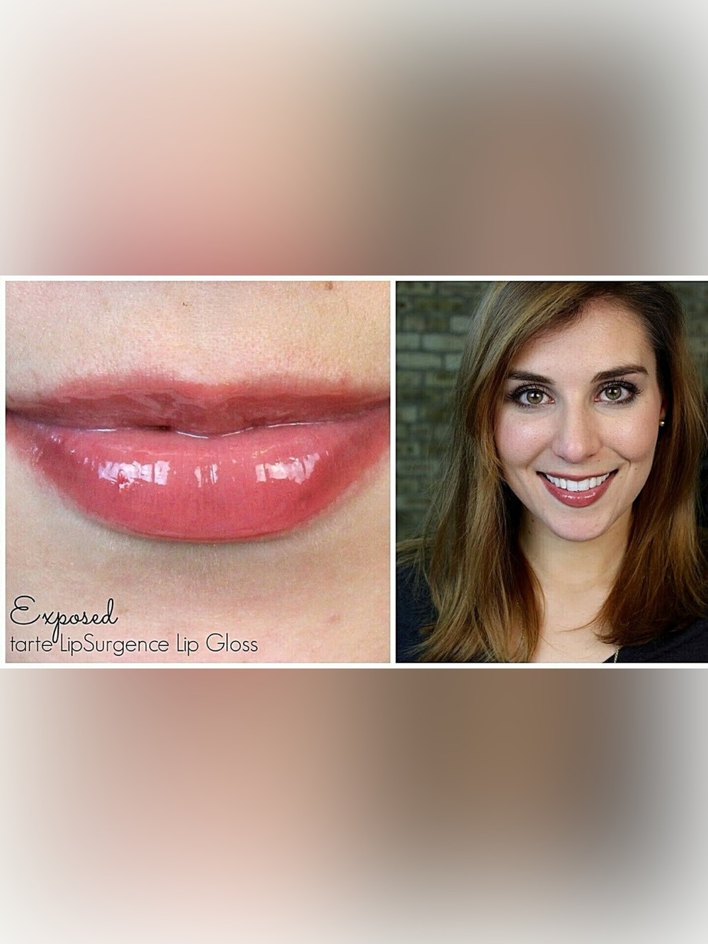 tarte LipSurgence Lip Gloss — color exposed
